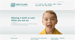 Desktop Screenshot of mintclinic.com